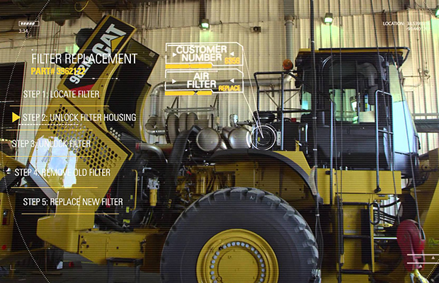 Caterpillar - Realidad aumentada